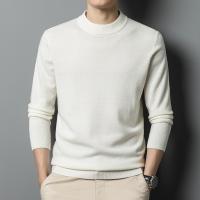 Wol Man Knitwear Gebreide Solide meer kleuren naar keuze stuk