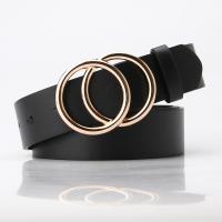 PU Leather Fashion Belt adjustable Solid PC