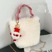 Plush Handbag soft surface & attached with hanging strap PC