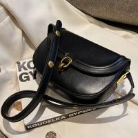 PU Leather Saddle Shoulder Bag soft surface PC