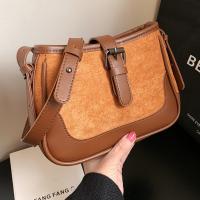 PU Leather Concise Crossbody Bag soft surface PC