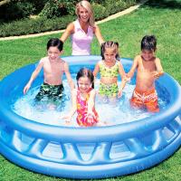 CLORURO DE POLIVINILO Piscina inflable, azul,  trozo