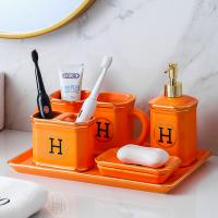 Ceramics Washing Set durable & multiple pieces handmade letter Set