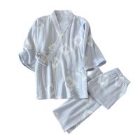 Coton Pyjamas de couples Patchwork Solide plus de couleurs pour le choix Ensemble