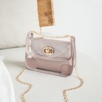 PVC Box Bag Crossbody Bag with chain PC