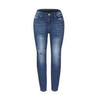 Mezclilla Mujer Jeans, labor de retazos, Sólido, más colores para elegir,  trozo