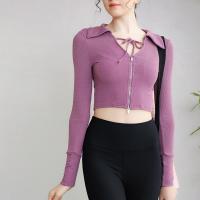 Viscosa Mujeres Yoga Tops, labor de retazos, Sólido, más colores para elegir,  trozo