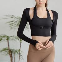 Polyamid Frauen Yoga Tops, Patchwork, Solide, mehr Farben zur Auswahl,  Stück