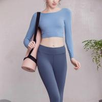 Polyamid Frauen Yoga Tops, Patchwork, Solide, mehr Farben zur Auswahl,  Stück