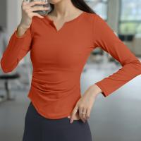 Polyamid Frauen Yoga Tops, Patchwork, Solide, mehr Farben zur Auswahl,  Stück