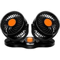 Plastique Mini Ventilateur teint nature Solide Noir pièce