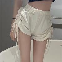 Cotton High Waist Shorts Solid PC