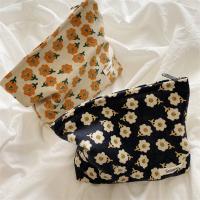 Corduroy & Canvas Organizer & Coin Purse Cosmetic Bag portable floral Lot