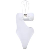 Polyester Monokini Patchwork Solide plus de couleurs pour le choix pièce