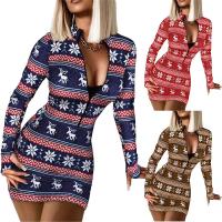 Polyester Sexy Package Robes hip Imprimé plus de couleurs pour le choix pièce