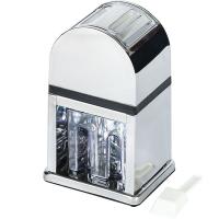 Food Plastic & Stainless Steel Hand-cranking Ice Crusher white PC