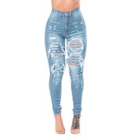 Algodón Denim Mujer Jeans, lavado, Sólido, más colores para elegir,  trozo