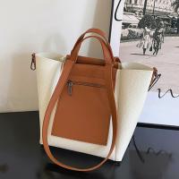 PU Leather Bucket Bag Shoulder Bag soft surface PC