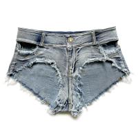 Denim de coton Pantalon chaud femmes Effiloché Solide plus de couleurs pour le choix pièce