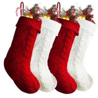 Acrílico Medias de Navidad, jacquard, más colores para elegir,  trozo