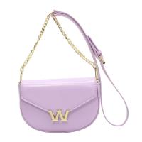 PU Leather Saddle Crossbody Bag soft surface PC