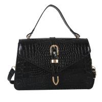 PU Leather Concise & Easy Matching Crossbody Bag crocodile grain PC