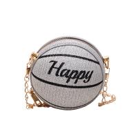 Unlined & PU Leather Easy Matching Crossbody Bag bun & Mini Basketball PC