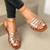 PU Leder Frauen Sandalen, mehr Farben zur Auswahl,  Paar