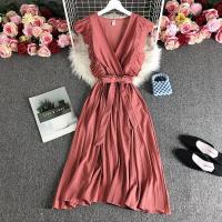 Polyester Einteiliges Kleid, Solide, mehr Farben zur Auswahl, :,  Stück