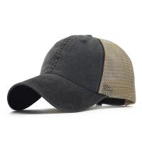 Cotton Baseball Cap sun protection & adjustable patchwork : PC