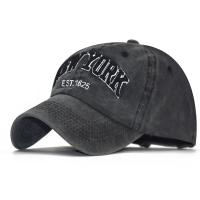 Cotton Baseball Cap sun protection & adjustable embroidered letter : PC