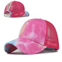 Cotton Ponytail Hat sun protection & adjustable Tie-dye : PC