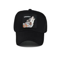 Cotton Baseball Cap sun protection & adjustable embroider animal prints : PC