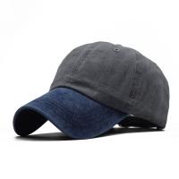 Denim & Cotton Baseball Cap sun protection & adjustable patchwork : PC