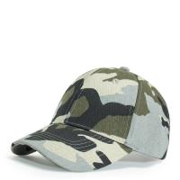 Cotton Baseball Cap sun protection & adjustable printed camouflage : PC