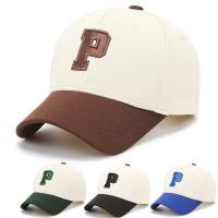 Cotton Flatcap sun protection & adjustable embroidered letter : PC