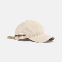 Cotton Baseball Cap sun protection & adjustable letter : PC