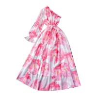 Tissu mixte Robe d’une seule pièce Imprimé Floral plus de couleurs pour le choix pièce