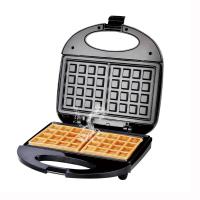 Acero inoxidable & El plastico Waffler Maker, Sólido, negro,  trozo