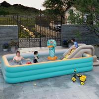 CLORURO DE POLIVINILO Piscina inflable, azul,  trozo