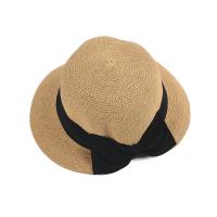 Paille Chapeau de paille de protection solaire Tisser Floral plus de couleurs pour le choix pièce