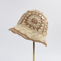 Paille Chapeau de paille de protection solaire Tisser Floral plus de couleurs pour le choix pièce