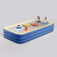 CLORURO DE POLIVINILO Piscina inflable, azul,  trozo