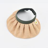 Rafidah Grass Concise & Outdoor & windproof Sun Visor Cap perspire & breathable ruffles Solid PC