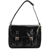 PU Leather Shoulder Bag large capacity Solid PC