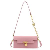 PU Leather Easy Matching Shoulder Bag attached with hanging strap Lichee Grain PC