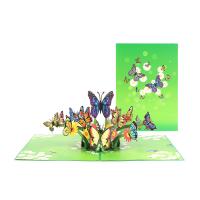 Paper 3D Manual Greeting Cards for gift giving floral PC