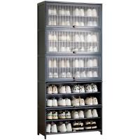 Moso Bamboe & Acryl Schoenen Rack Organizer Grijs stuk