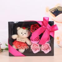 Seifenblume Seife Rose Geschenk-Box, Floral,  Box