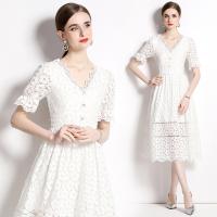 Gaze Robe d’une seule pièce Patchwork Floral Blanc pièce